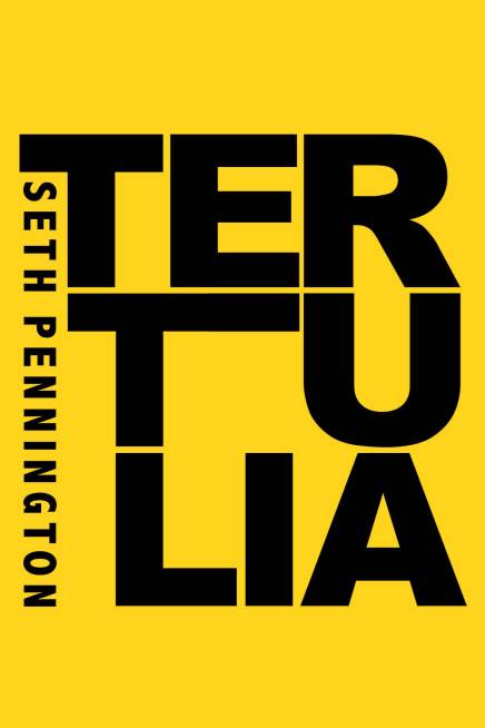 Cover of Tertulia, poetry chapbook by Seth Pennington from Sibling Rivalry Press